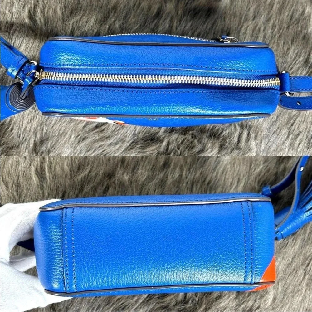 Anya Hindmarch Blue Shoulder Bag with Tassel and Charm - Picture 5 of 11